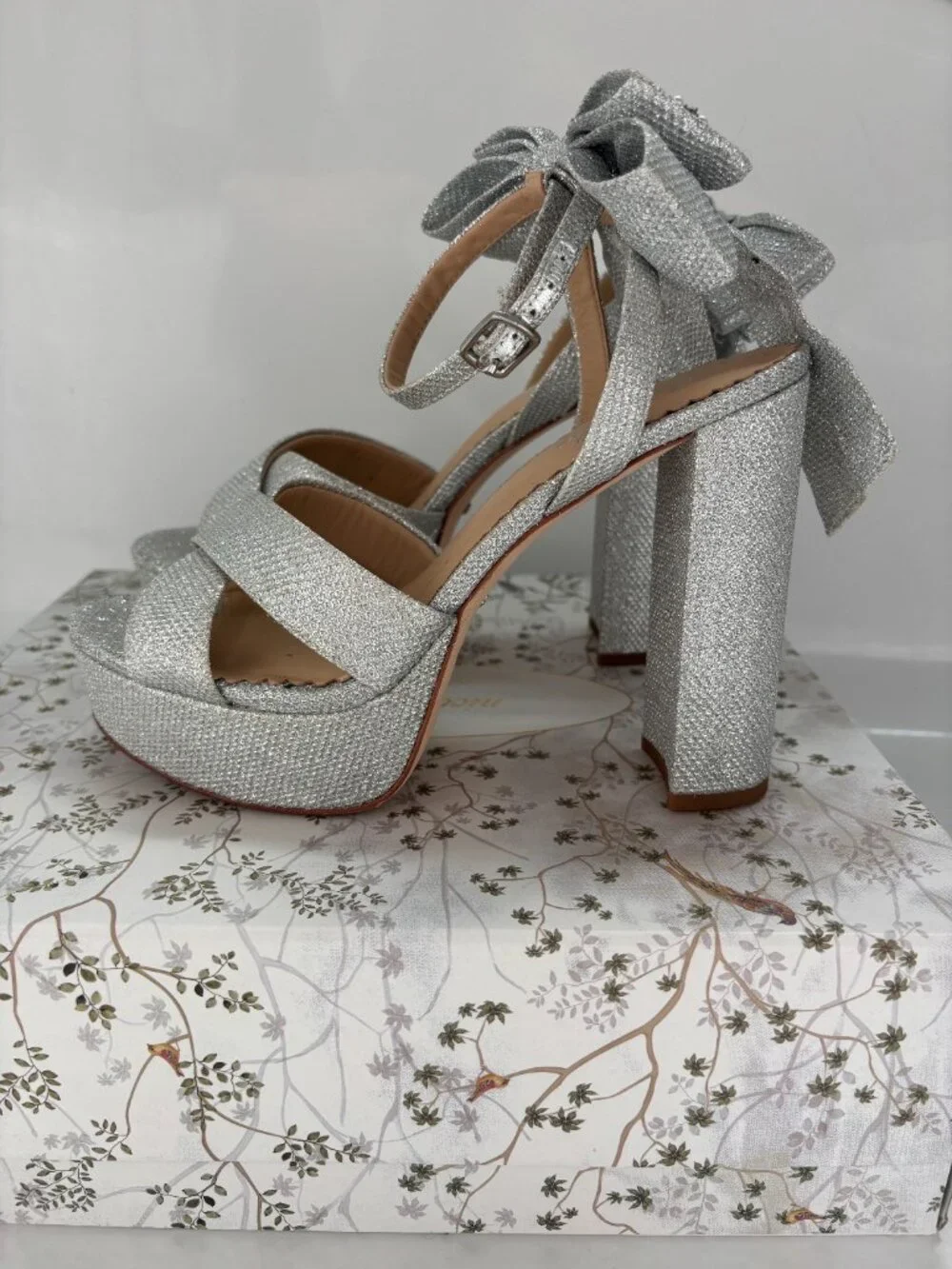 ANTONIO MELANI silver platform